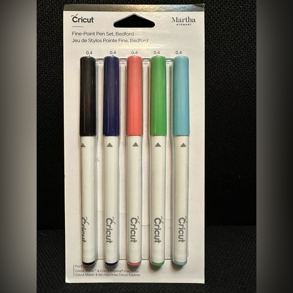 Cricut Fine Point Pen Set, Bedford NIP